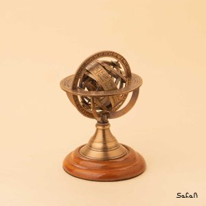 ذات الحق برنجی هندی طلایی انتیک