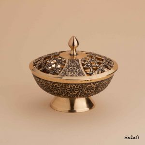 شکلات خوری برنجی طلایی هندی