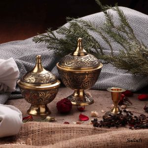 ست پذیرایی برنجی طلایی هندی
