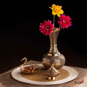 ست پذیرایی برنجی طلایی هندی