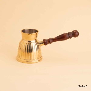 قهوه جوش برنجی طلایی بدون در هندی