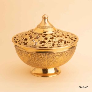 شکلات خوری برنجی طلایی هندی
