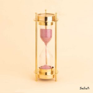 ساعت شنی برنجی طلایی