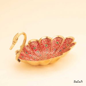 اردو خوری برنجی میناکاری هندی
