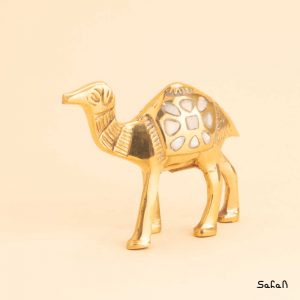 مجسمه برنجی و صدفی طلایی هندی