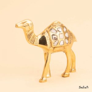 مجسمه برنجی و صدفی طلایی هندی