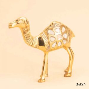 مجسمه برنجی و صدفی طلایی هندی