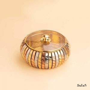 ظرف برنجی هندی قندان اورانوس