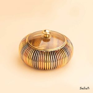 ظرف برنجی هندی قندان اورانوس