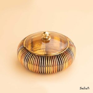 ظرف برنجی هندی قندان اورانوس