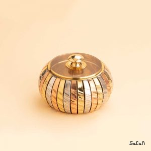 ظرف برنجی هندی قندان اورانوس