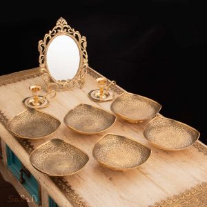ست هفت سین برنجی طلایی