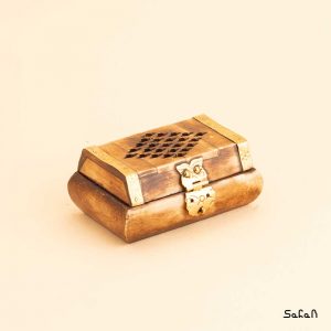 جعبه جاجواهری برنج کوب چوبی