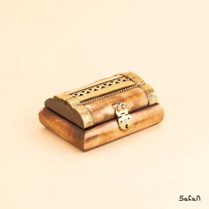 جعبه جاجواهری برنج کوب چوبی