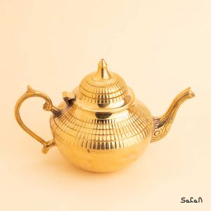قوری برنجی طلایی هندی