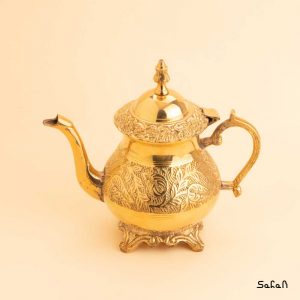 قوری برنجی طلایی هندی
