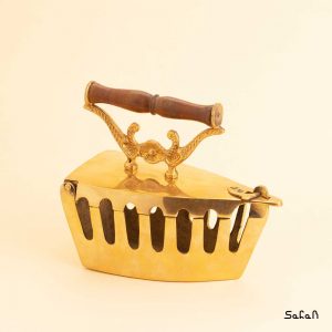 اتو ذغالی برنجی طلایی هندی