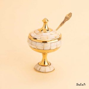 مربا خوری برنجی و صدفی