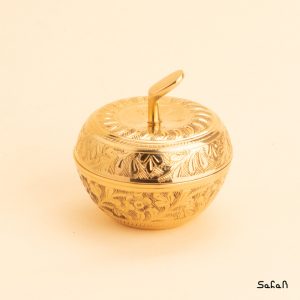 قندان برنجی طلایی