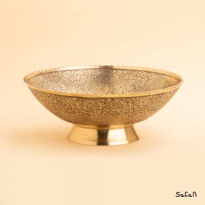 آجیل خوری برنجی آنتیک طلایی هندی دورو