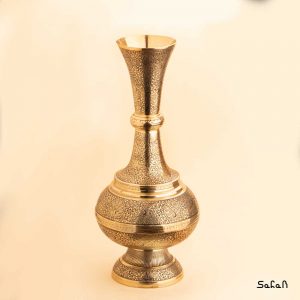 گلدان برنجی آنتیک هندی