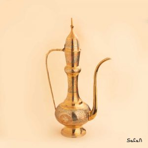 گلاب پاش قلم زنی برنجی طلایی هندی
