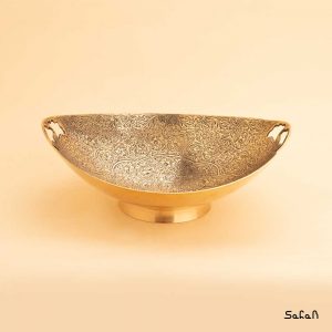 آجیل خوری برنجی آنتیک طلایی هندی