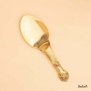 کفگیر برنجی طلایی