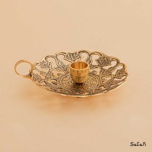 شعمدان انگشتی برنجی آنتیک هندی