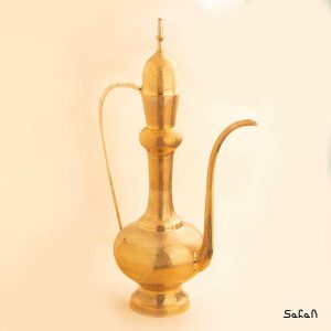 گلاب پاش قلم زنی برنجی طلایی هندی