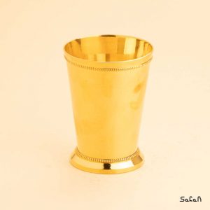 لیوان برنجی طلایی