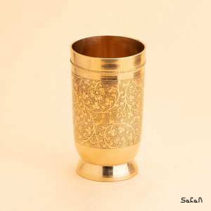 لیوان برنجی طلایی