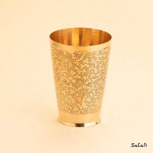 لیوان برنجی طلایی