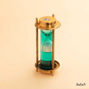 ساعت شنی برنجی طلایی هندی