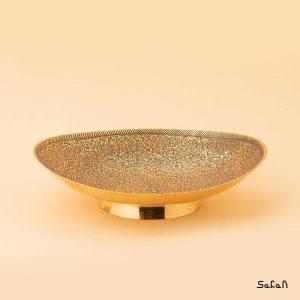 شیرینی خوری برنجی هندی طلایی انتیک