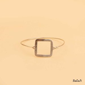 دستبند زیورالات هندی برنجی طلایی دست ساز زنانه
