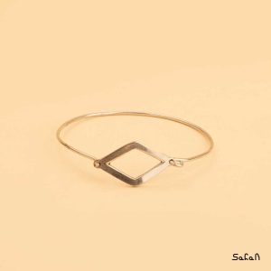 دستبند زیورالات هندی برنجی طلایی دست ساز زنانه