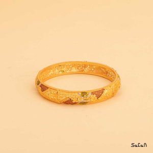 النگو زیورالات هندی برنجی طلایی دست ساز زنانه