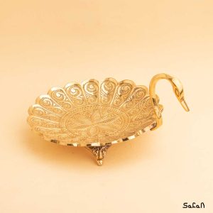 ظروف برنجی هندی طلایی