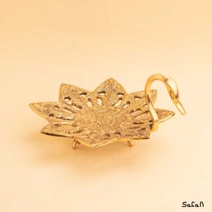 ظروف برنجی هندی طلایی