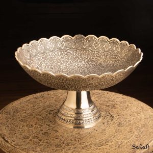 میوه خوری نقره ای برنجی هندی