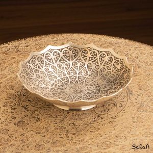 پیش دستی نقره ای برنجی هندی