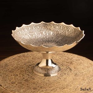 میوه خوری نقره ای برنجی هندی
